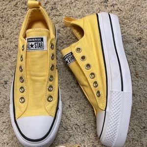 Platform Lace-free Low Top Converse